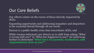 Our core beliefs