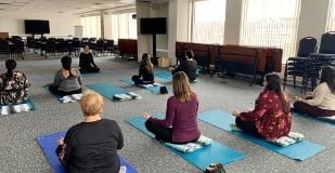 Yoga Class Building Resilience: Journey to Mindfulness